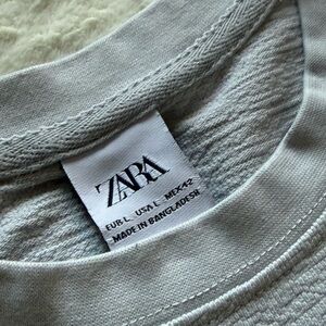 Zara Paris Gray Tee